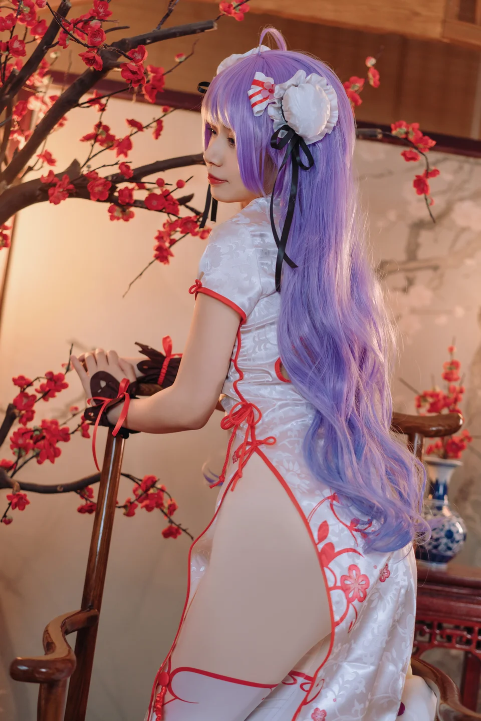 猫大人 - 碧蓝航线 独角兽 旗袍 [22P-348MB] tg@simisebaisi 【丝足阁】021.webp